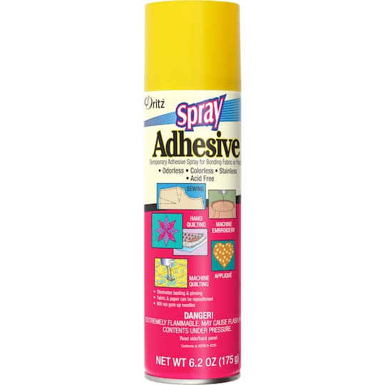 Dritz&#xAE; Clear Temporary Spray Adhesive for Fabric &#x26; Paper